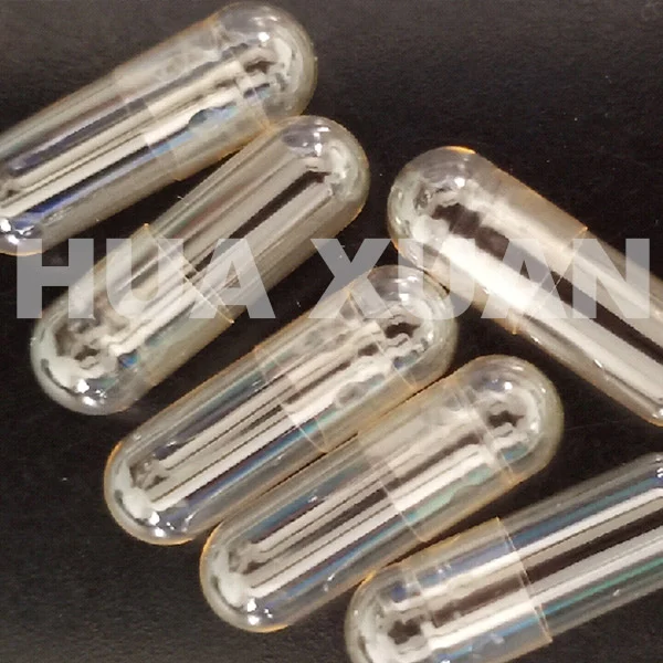 Hard transparent capsules